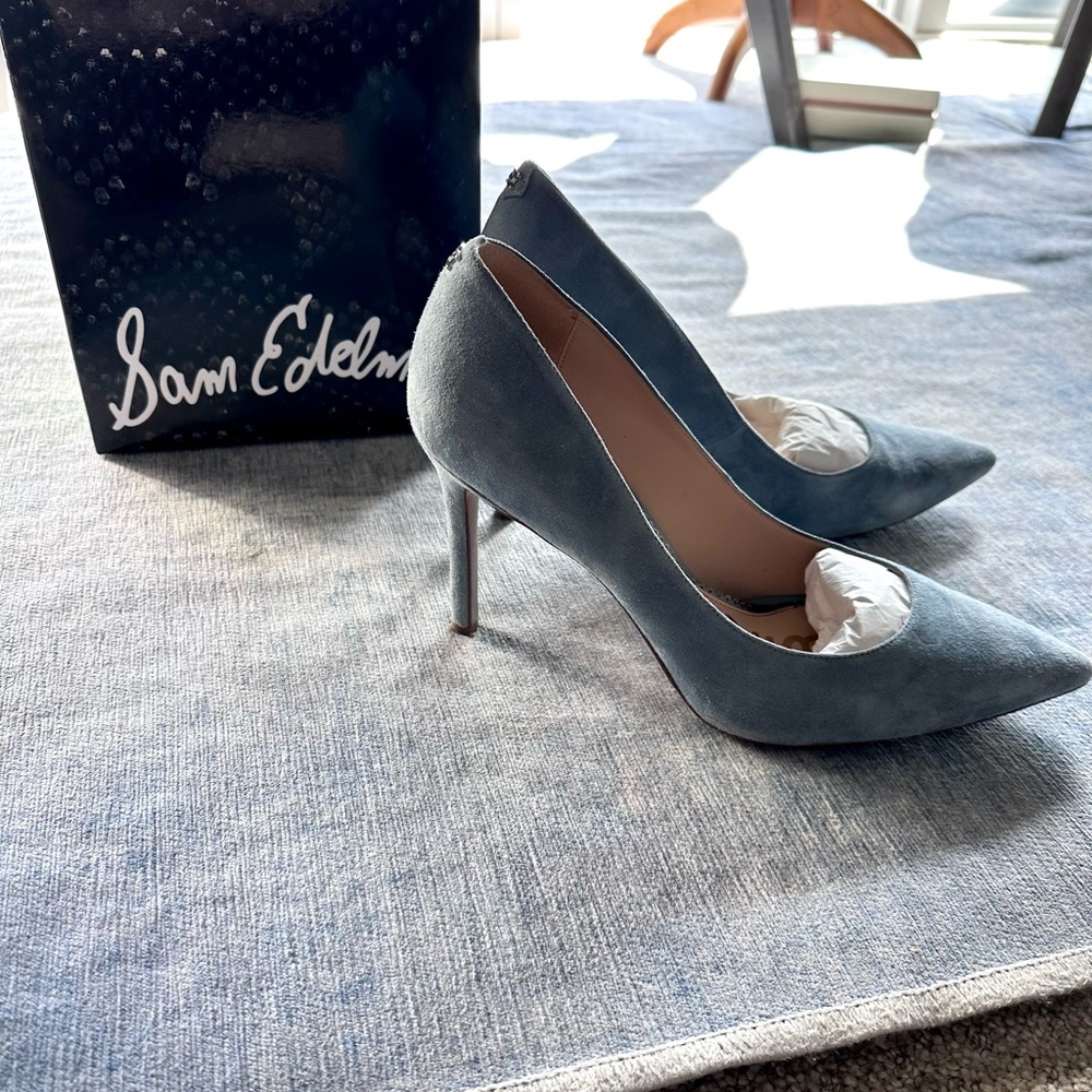 Sam Edelman Light Aqua Women's Heels